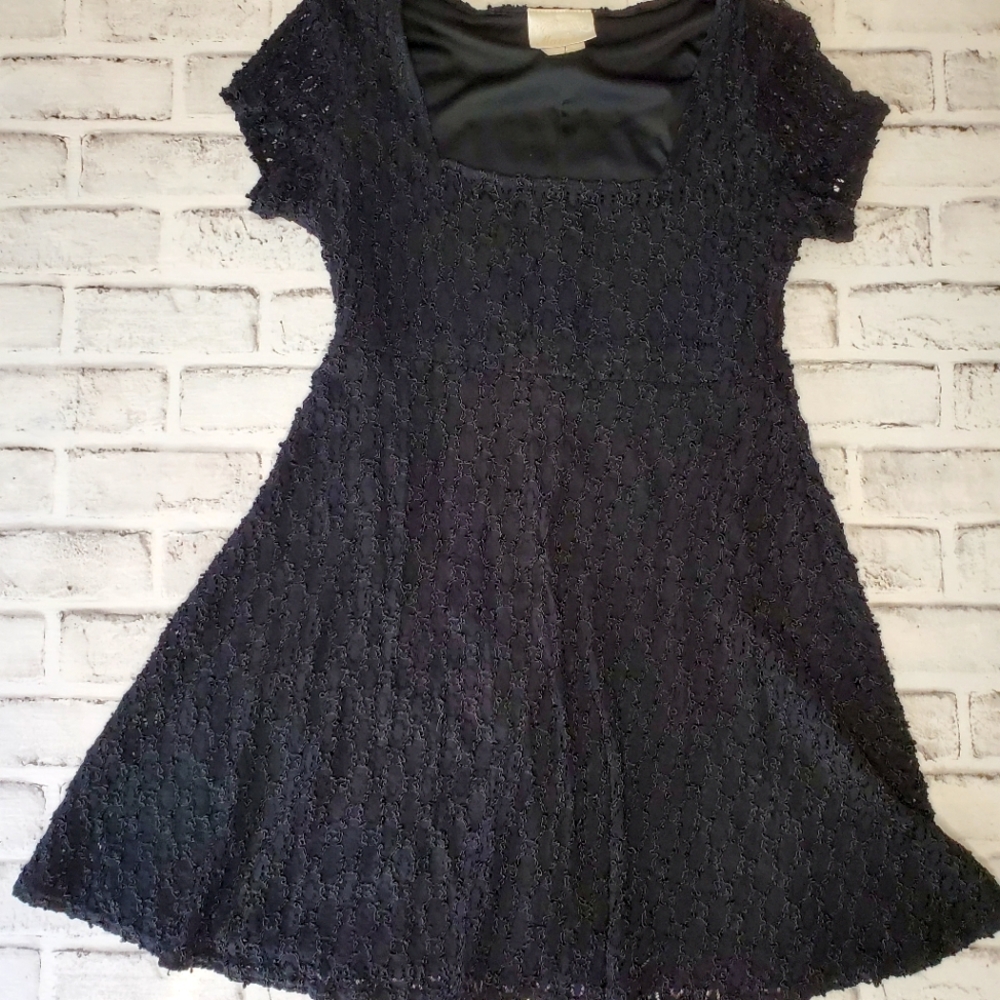 Maurices black lace dress